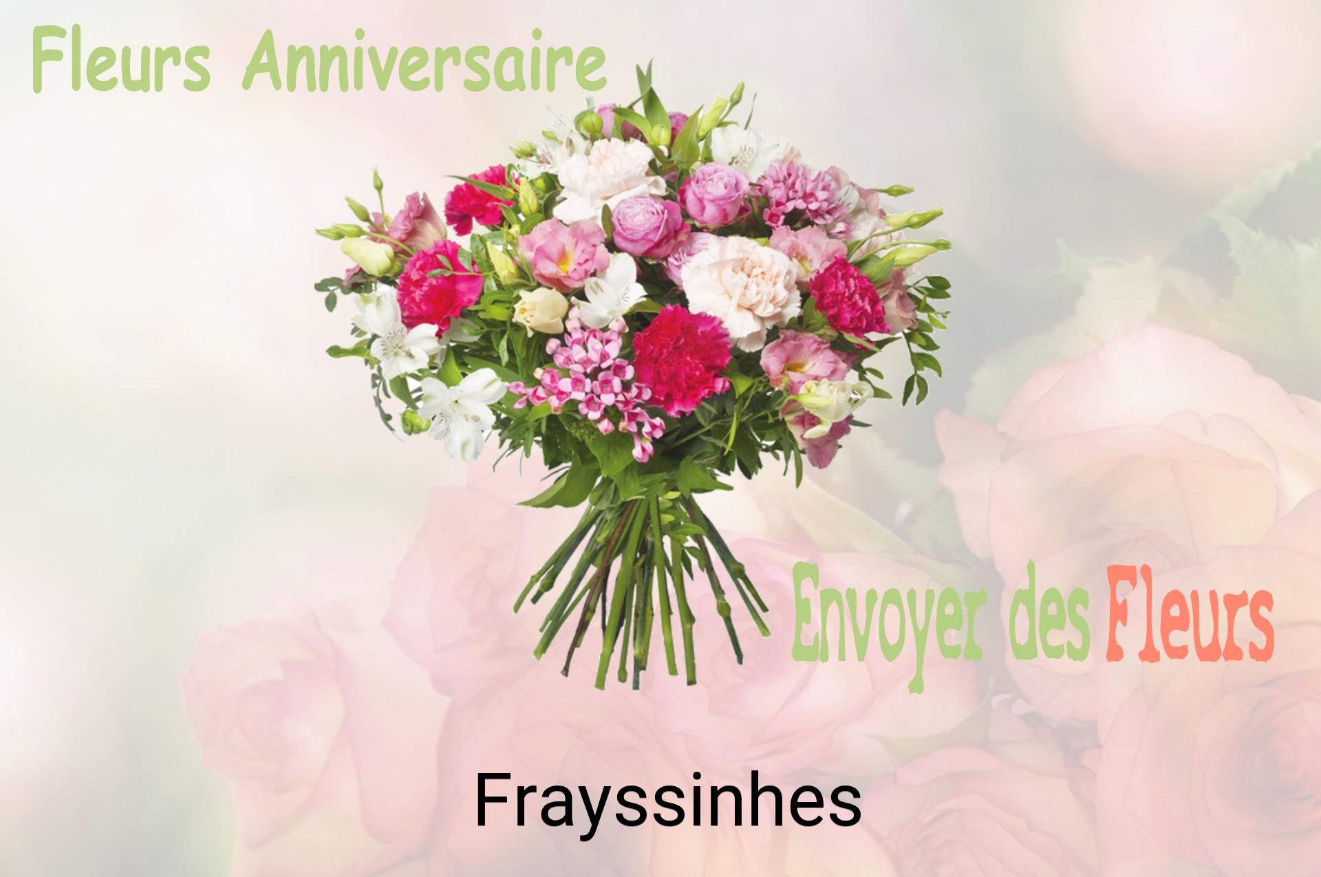 Bouquet de fleurs d’anniversaire livré à Frayssinhes